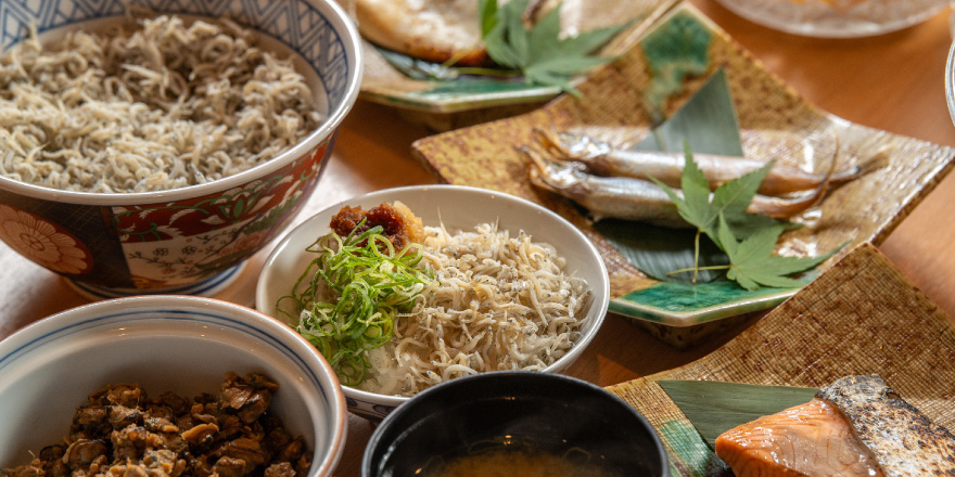 朝食バイキング